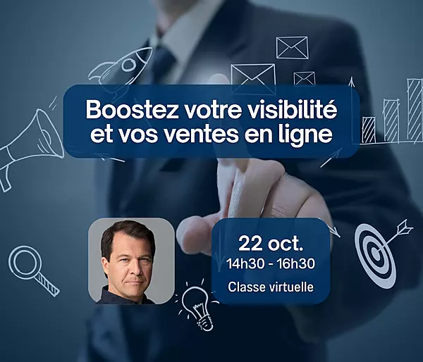Boostez votre visibilité et vos ventes en ligne - 22 oct.