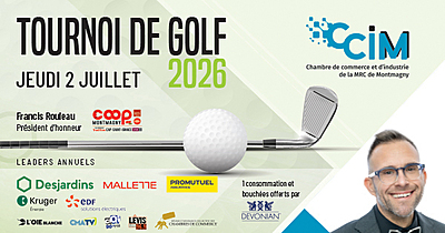 2 juillet 2026  32e tournoi de golf de la CCIM