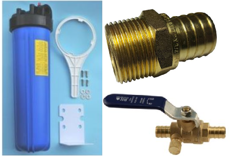 Ensemble d'installation Boitier Big blue AM10BB-1 Ensemble d'installation Boitier Big blue AM10BB-1