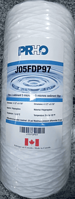 Filtre en corde 5 microns 4.5'' X 10'' - J05FDP97