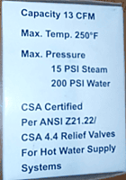 Brise vide ½''MPT en laiton CASH-ACME