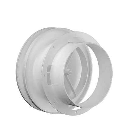 Diffuseur air 6" rond plast blc moderne