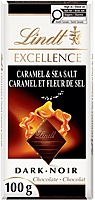 Lindt Excellence Caramel & Sea Salt Dark Chocolate Bar 15 x 100 g