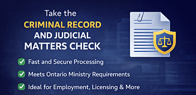 Criminal Record and Judicial Matters Check (CRJMC)