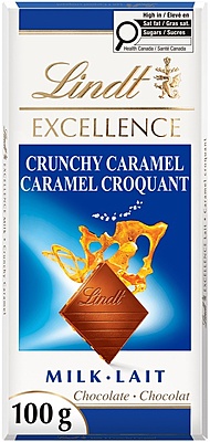 Lindt Excellence Crunchy Caramel Milk Chocolate Bar 15 x 100 g Lindt Excellence Crunchy Caramel Milk Chocolate Bar 15 x 100 g