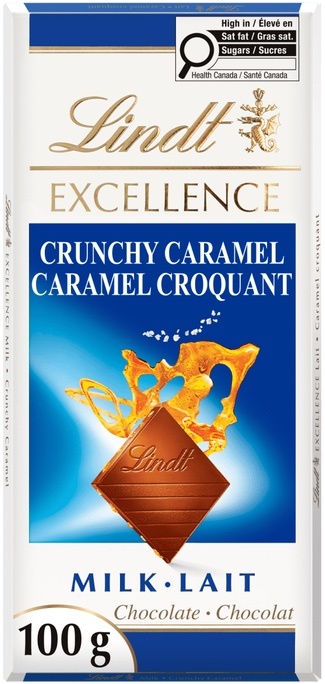Lindt Excellence Crunchy Caramel Milk Chocolate Bar 15 x 100 g