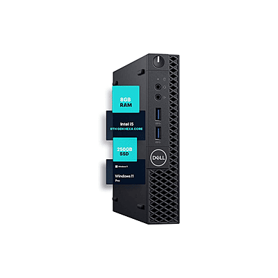 Dell Optiplex 3070 Tiny PC corei5-9500 16GB 512GB Win11Pro (90-Days Warranty)