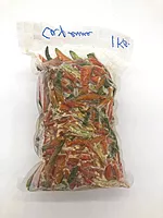 Piments cayenne ring of fire ( 2 couleurs) 1 kilo