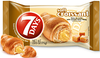 7 Days Soft Croissant Dulce De Leche With Caramel Fillig 6 x 75 g