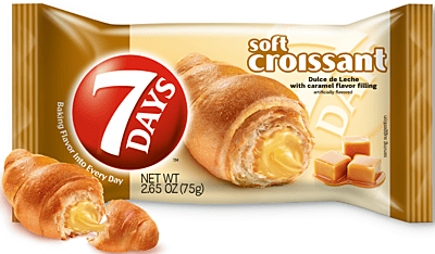 7 Days Soft Croissant Dulce De Leche With Caramel Fillig 6 x 75 g 7 Days Soft Croissant Dulce De Leche With Caramel Fillig 6 x 75 g