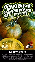 Semences de tomates Dwarf Jeremy's stripes ( Le kiwi zebré)