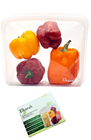 Reusable Platinum Silicone Food Storage Bags – Extra Large, Leakproof & Eco-Friendly