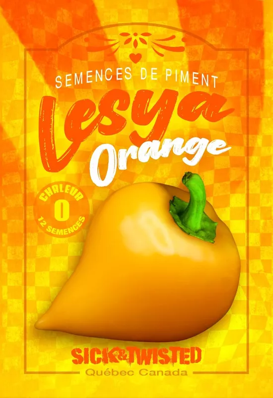 Semences de piment Lesya orange