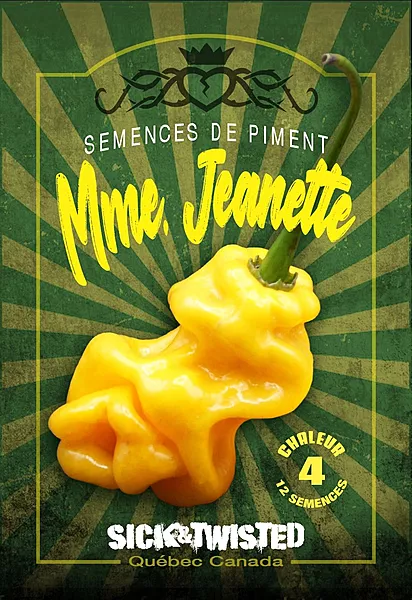 Semences de piment Mme Jeanette