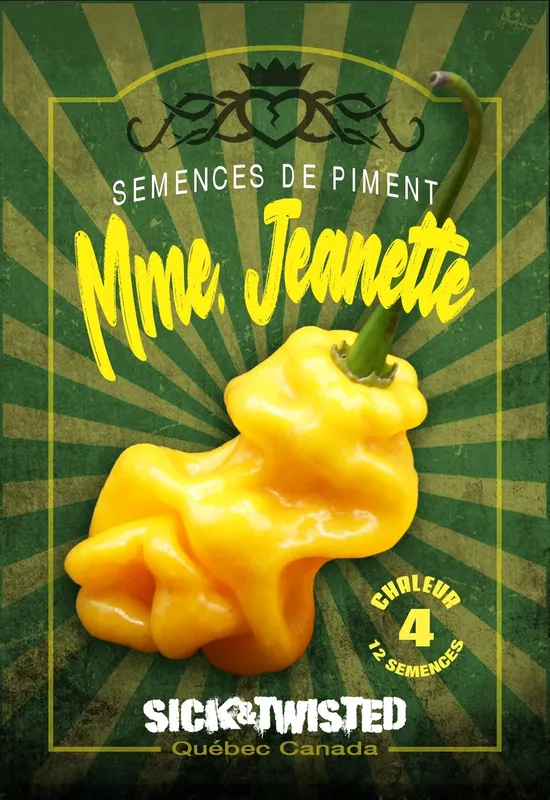 Semences de piment Mme Jeanette