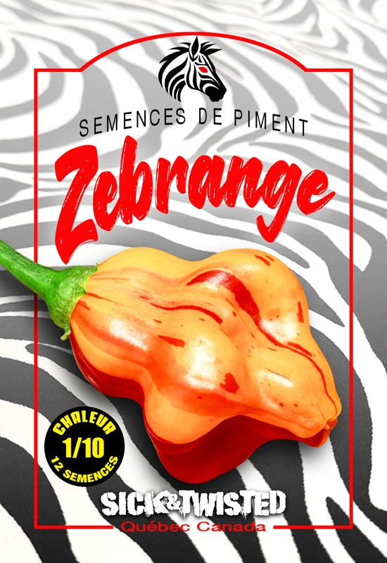 Semences de piment Zebrange