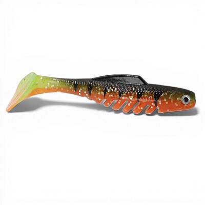 Fat Wally Ripple - perchaude orange eau foncé, 3.5 pouces Fat Wally Ripple - perchaude orange eau foncé, 3.5 pouces