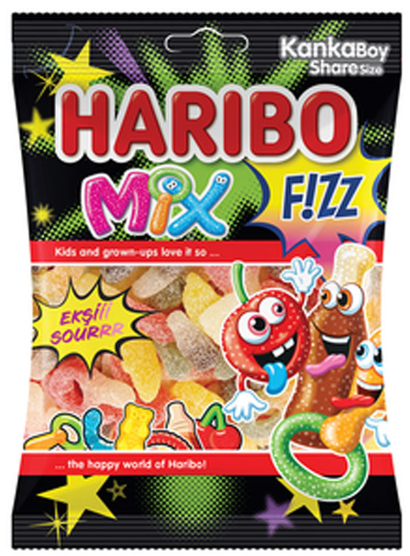 Haribo Fizz Mix 24 x 70 g