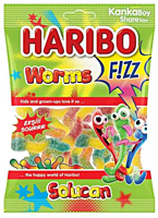 Haribo Fizz Worms 24 x 70 g