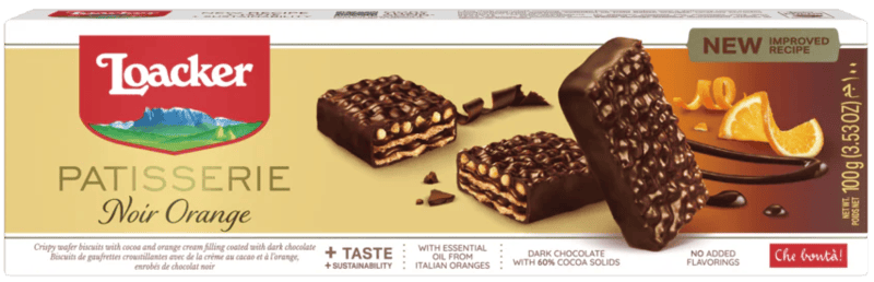 Loacker Gran Pasticceria Noir & Orange 12 x 100 g