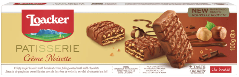 Loacker Gran Pasticceria Hazelnut 12 x 100 g