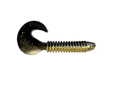 Ripple Grub 8paquet, 3.5 pouces - Black Gold Ripple Grub 8paquet, 3.5 pouces - Black Gold