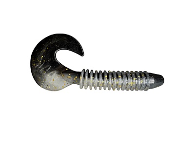 Ripple Grub 8paquet, 3.5 pouces - Black Silver Ripple Grub 8paquet, 3.5 pouces - Black Silver