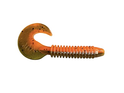 Ripple Grub 8paquet, 3.5 pouces - Brun Orange Ripple Grub 8paquet, 3.5 pouces - Brun Orange