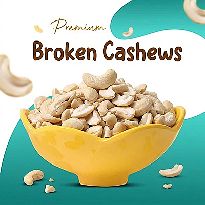 Cashew Splited (Broken) 500 gm