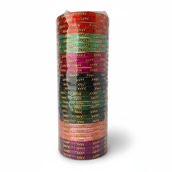 Glass Kada Bangles ( 8 Color in a Box )