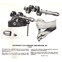 CONTINENTAL CRANKSHAFT PLUG SOCKET and GUIDE / THREAD PROTECTOR