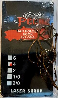 -Hameçon Bait holder 2X Long -Hameçon Bait holder 2X Long
