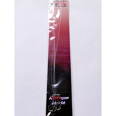 -Hameçon monté sur fils de nylon 12 pouces -Hameçon monté sur fils de nylon 12 pouces