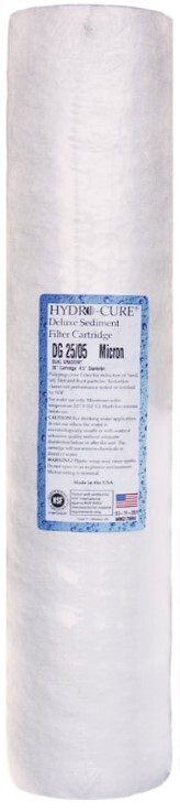 Hydrocure 20" 25/05 Deluxe Sediment Filter