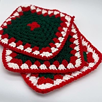 Three Holiday Trivets Set