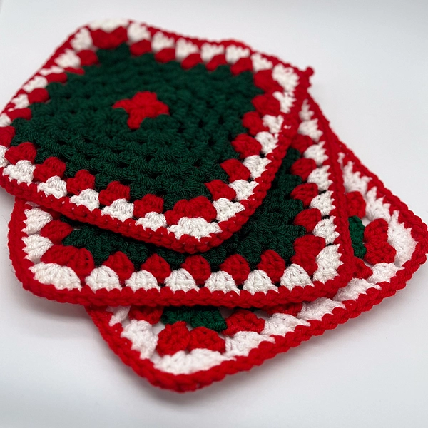 Three Holiday Trivets Set