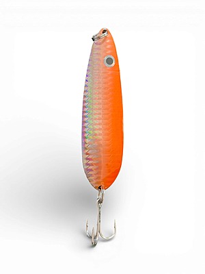 Invader Spoon - orange fluorescent. 3 pouces Invader Spoon - orange fluorescent. 3 pouces