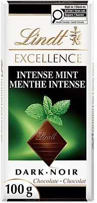 Lindt Excellence Intense Mint Dark Chocolate Bar 15 x 100 g Lindt Excellence Intense Mint Dark Chocolate Bar 15 x 100 g