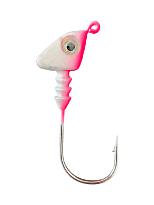 Tête de jig swimbait - 1/2, rose et blanc