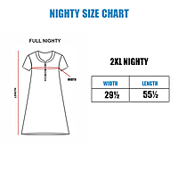 (XXLE-1) 2XL Nighty