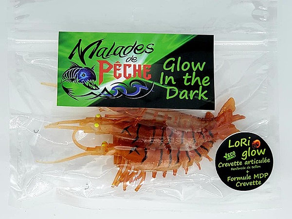 -Crevette Lori Glow 3/paquet
