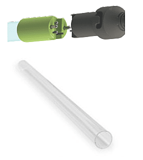 RLQ-820, Lampe de remplacement et manchon de quartz pour Luminor LB4-101, LB5-101 et LB6-101