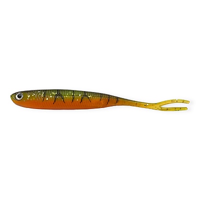 M. Flash V-Tail 8/paquet - perchaude orange 3.5 pou M. Flash V-Tail 8/paquet - perchaude orange 3.5 pou
