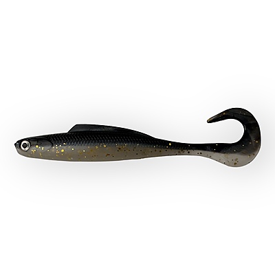 Mme. Wally Curly Tail - 4 pouce. noir et argent Mme. Wally Curly Tail - 4 pouce. noir et argent