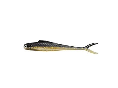 Mme. Wally V-Tail - 3.5 pouces. Noir Or