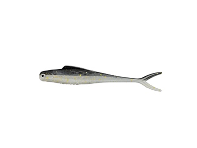 Mme. Wally V-Tail - 3.5 pouce. noir et argent