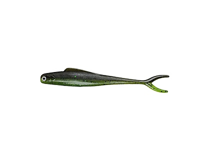 Mme. Wally V-Tail - 3.5 pouces. vert / brun