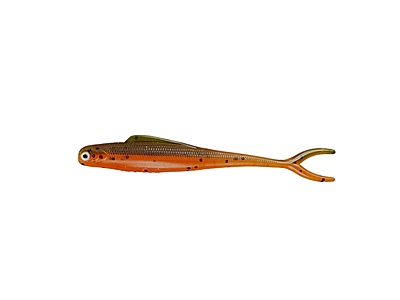 Mme. Wally V-Tail - 3.5 pouces. Brun et orange