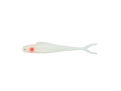 Mme. Wally V-Tail - 3.5 pouces. Blanc glow