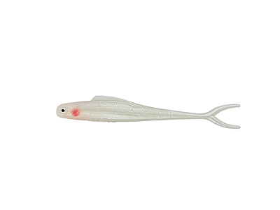 Mme. Wally V-Tail - 3.5 pouces. blanc perle